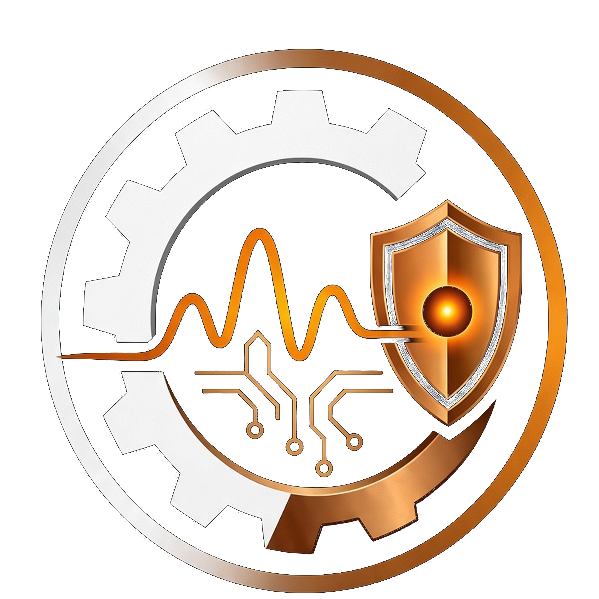 Smart Gear Diagnostics emblem — a gear, a diagnostic waveform, and a shield